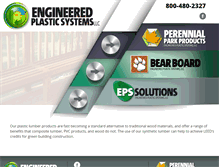 Tablet Screenshot of epsplasticlumber.com